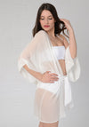 KIMONO georgette 100% SETA  -SARTORIALE - MADE IN ITALY
